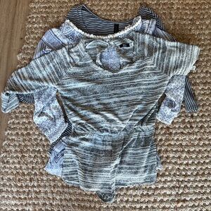 3 Women’s size xs rompers